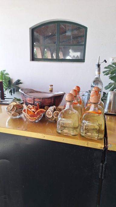 Patrón tequila en boda Córdoba