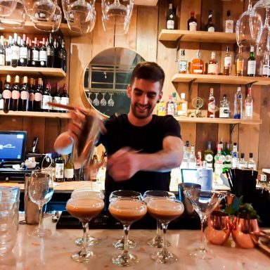 Cóctel espresso Martini bartender privado para eventos