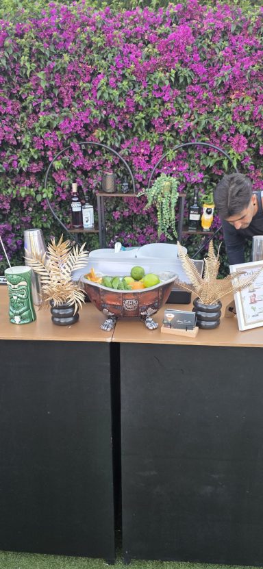Fruta fresca y decoración